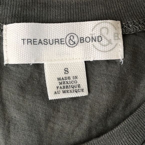 Treasure & Bond  Womens Size Small Cut-Off Sleeve Tank Top Tie Dye Green/White - Picture 3 of 11